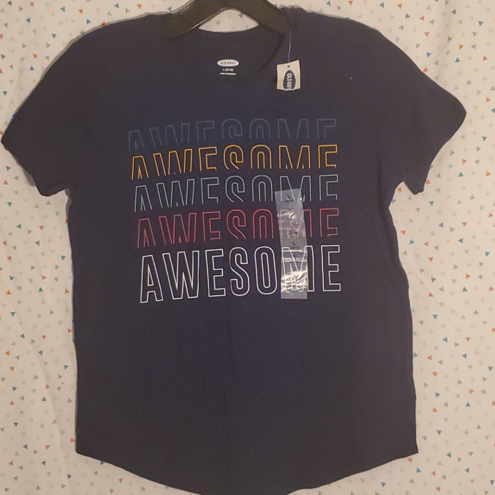 New! W/ tag Awesome Old Navy girls shirt. Navy